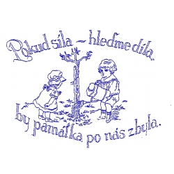 Nástěnná textilní kuchařka - Pokud síla - hleďme díla