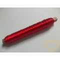 Červený drát - ø 0,5 mm, délka 50 m
