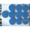 Magnet modrý - Ø 2 cm - sada 10 kusů