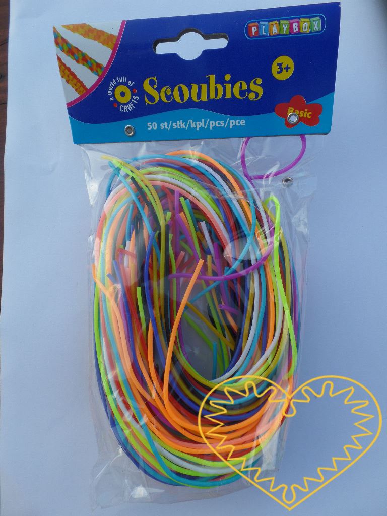 Bužírky mix barev - 50 ks, délka 80 cm. Bužírky mají uvnitř dutinku, dají se snadno ohýbat, různě tvarovat. Využívají se k pletení náramků, zvířátek, jako návlekový materiál i pro různé další tvoření s dětmi.