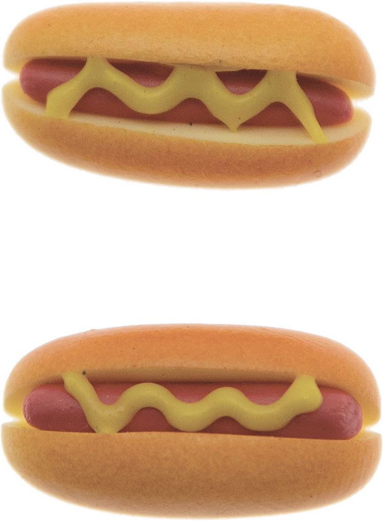 Hot dog - párek v rohlíku miniaturních rozměrů je vhodný při vytváření nejrůznějších dekorací a minizátiší.
